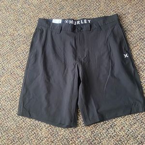 Brand New Hurley Black Hybrid Walkshort Size 34